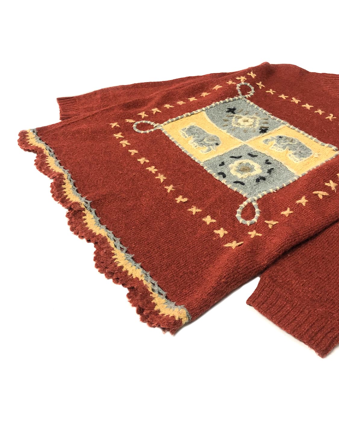 Vintage 코끼리 자수 니트  상품이미지4