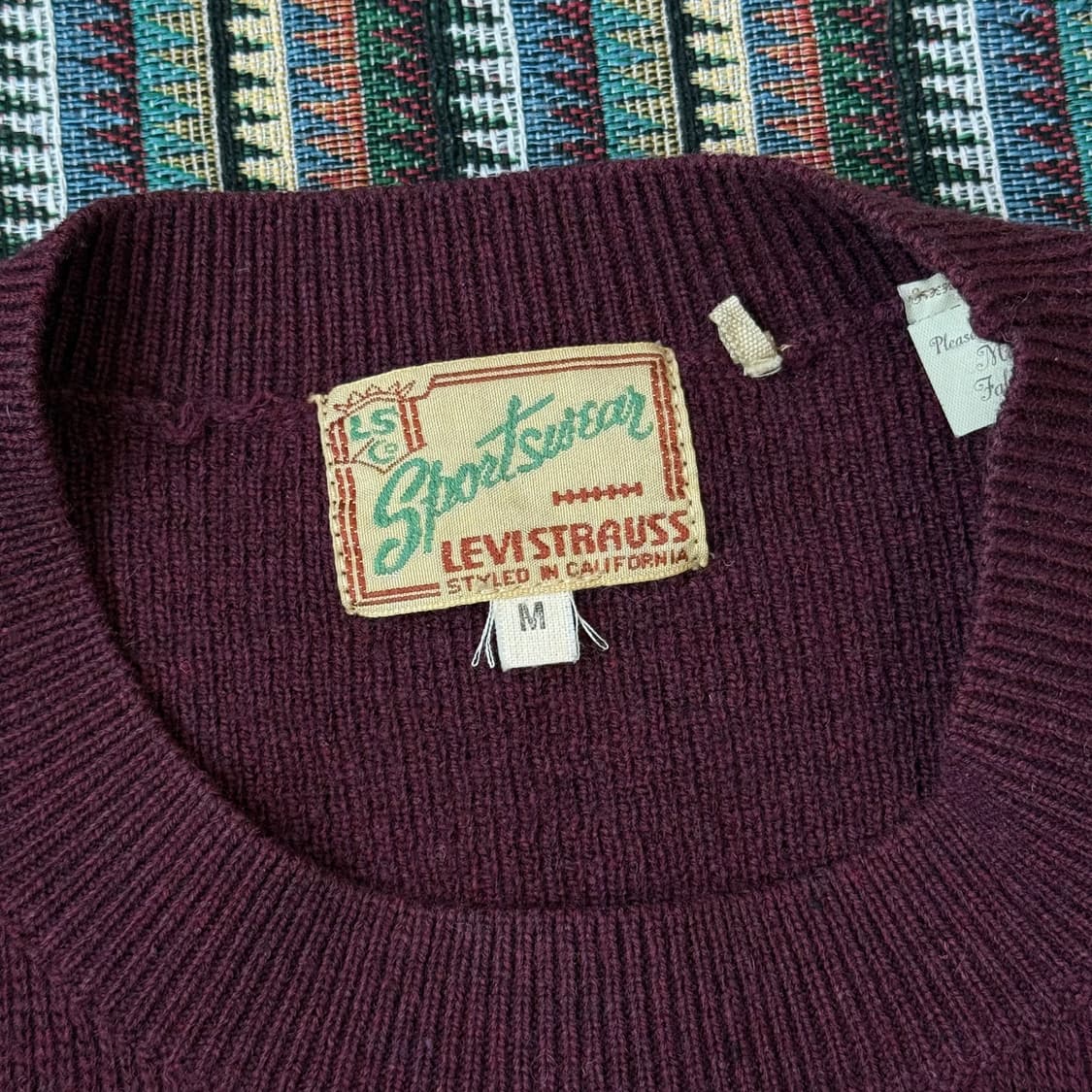 40s 리바이스 lvc 순록 니트 상품이미지4