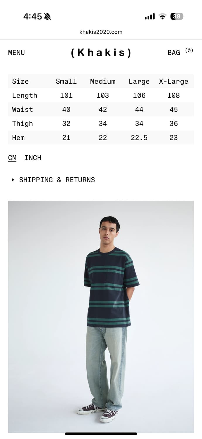 카키스 26SS 크로프트 진 croft jean 라이트 블루 L 상품이미지3