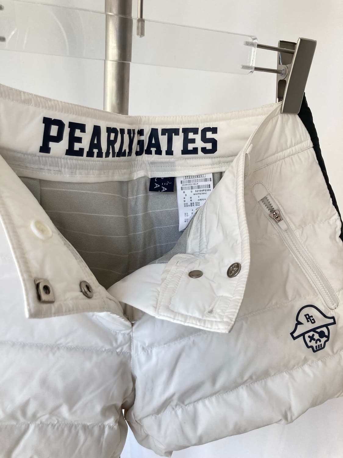 새상품) 파리게이츠 여성 퀼팅 구스 숏팬츠 화이트 상품이미지10