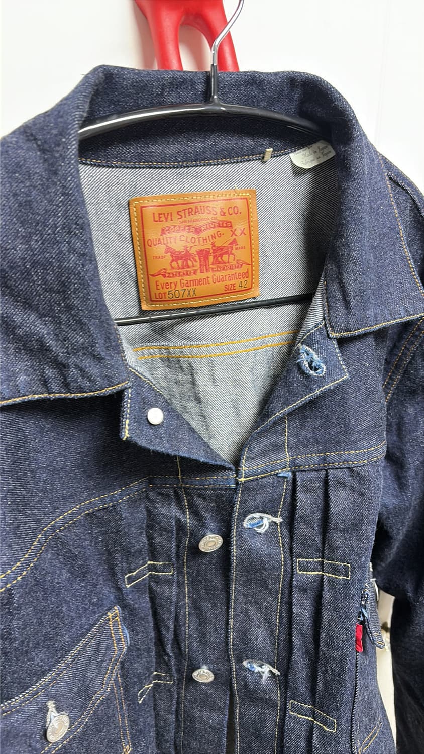 리바이스 LVC 507XX Type2 데님자켓 42사이즈 상품이미지3