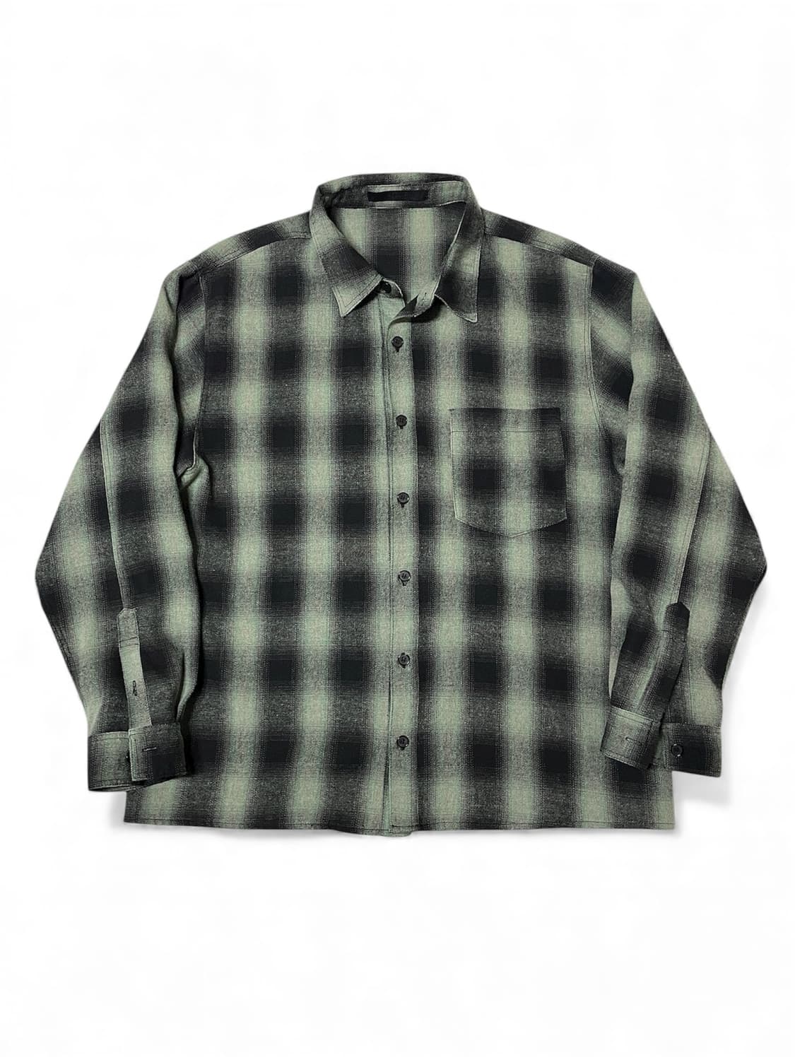 HTAE 80s American Check Shirts Green 3 상품이미지1