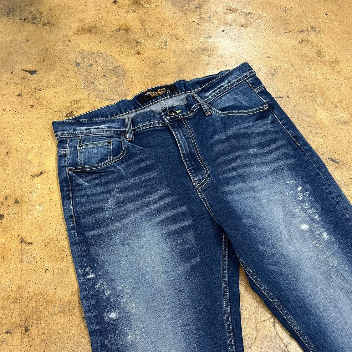 [정품/38] 클라우드72 빈티지 워싱 데님 청바지 b15 상품이미지1