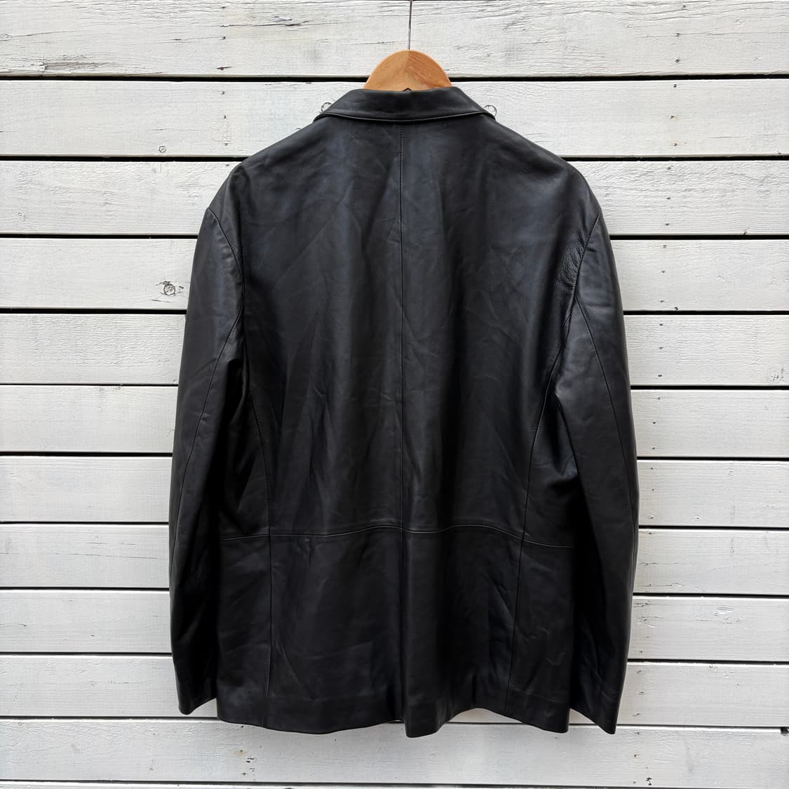 Vintage 빈티지 레더 가죽 블레이저 자켓 상품이미지2