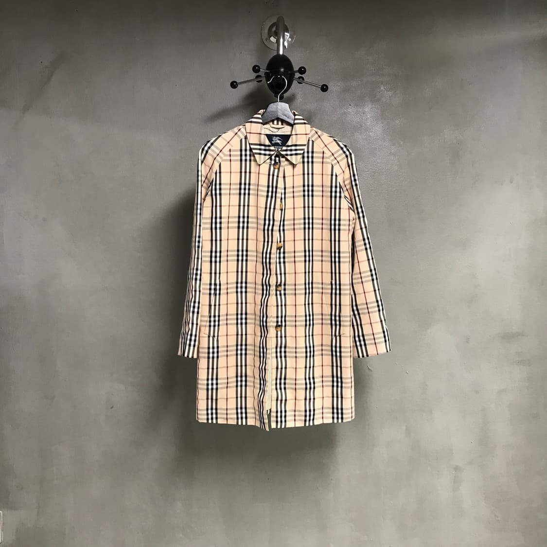 버버리 노바 체크 싱글 코트 8(W) 상품이미지1