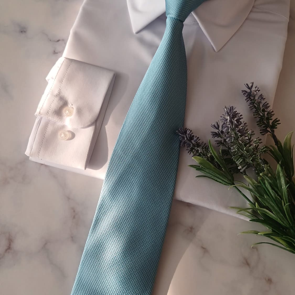 헤인즈 앤 보너 실크 솔리드 자카드 넥타이 8.5cm A등급 A18992 상품이미지4