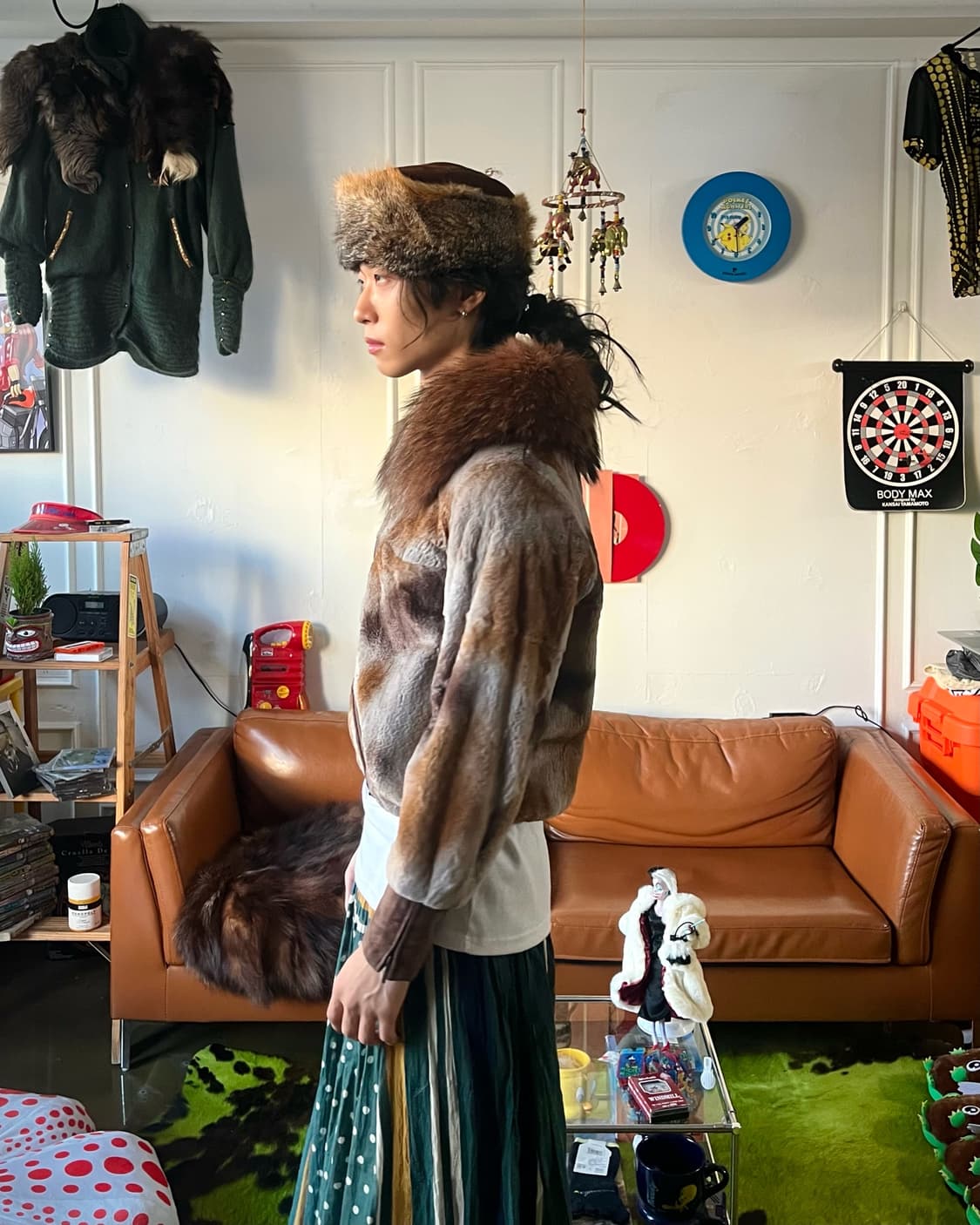 1980-90s Italian Red Fox Beaver Lamb JK 상품이미지3