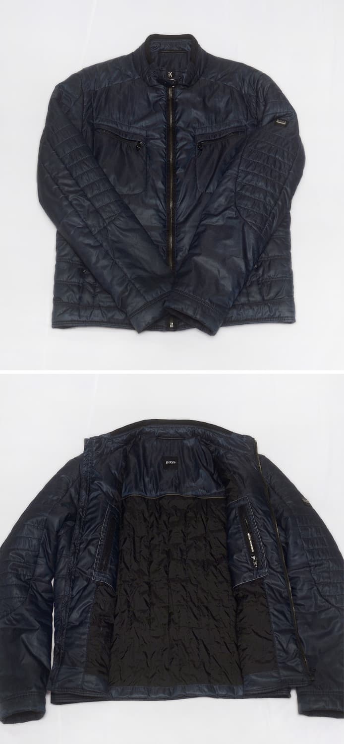 휴고 보스 라이트 소프트쉘 패디드 싱글 라이더 자켓 (52 / 100+) 상품이미지3