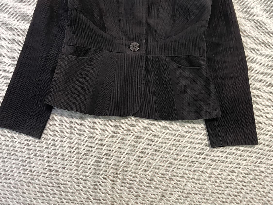 소니아 리키엘 코듀로이 브라운 자켓 J03680 상품이미지2