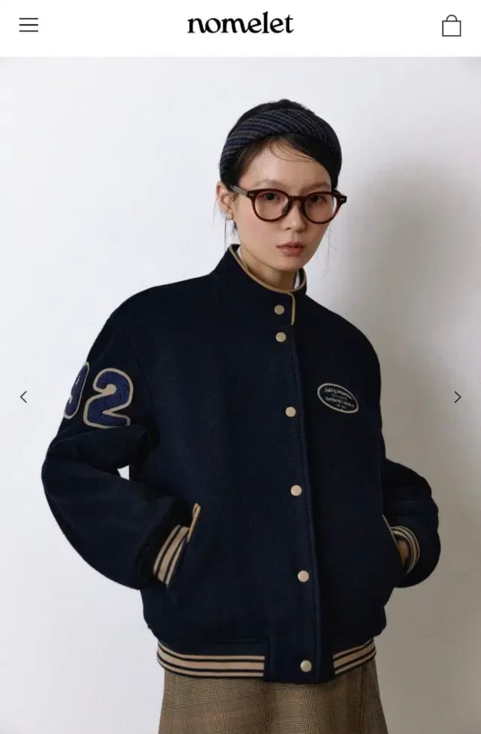 노멜렛 바시티자켓 상품이미지1