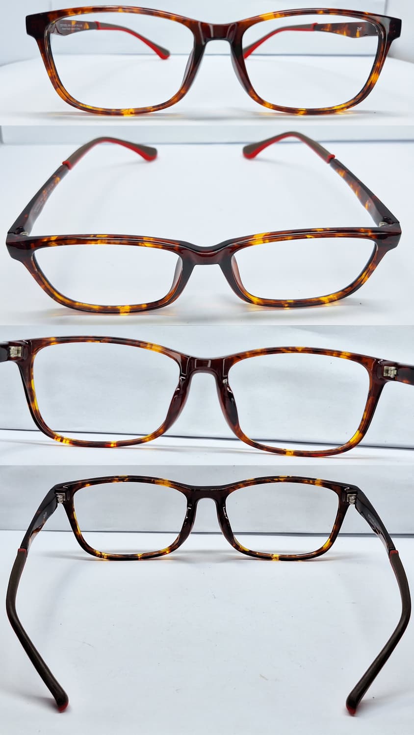 Zoff 조프 ZC211003D_49A1 레드 레오파드 안경테 55mm 상품이미지6