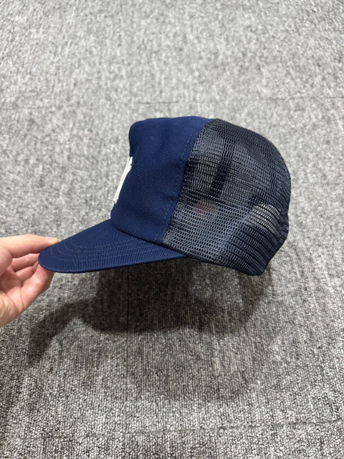 80s USA 뉴욕양키스 네이비 트러커 캡 상품이미지5