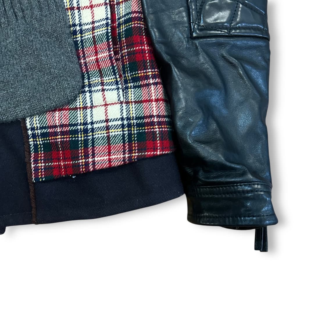 디스퀘어드2 믹스레더 체크 자켓 상품이미지3
