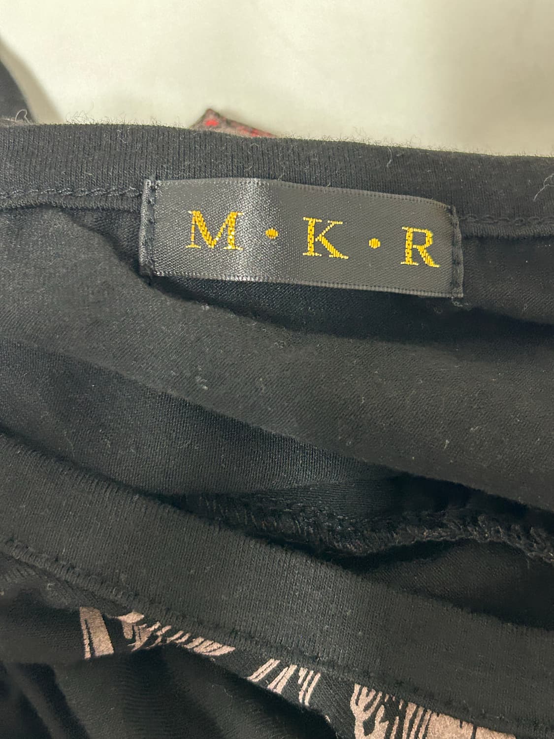 MKR 펑크 셔링 디테일 큐빅 스터드 롱슬리브 원오프 상품이미지5