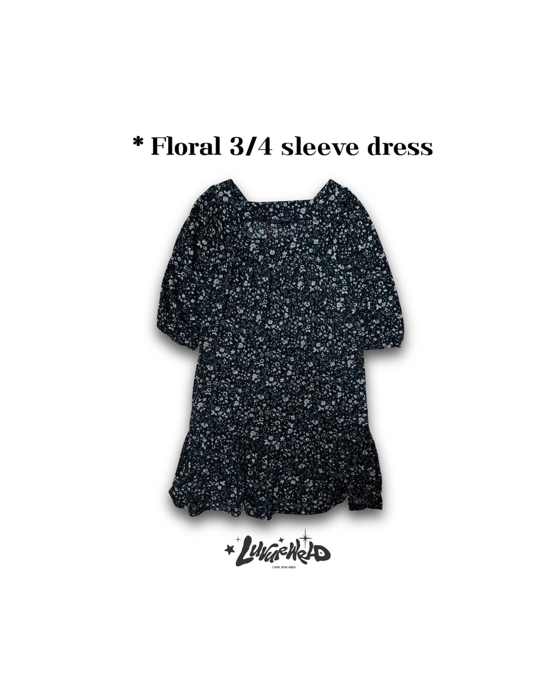 플로럴패턴 원피스 모리걸 갸루  상품이미지1