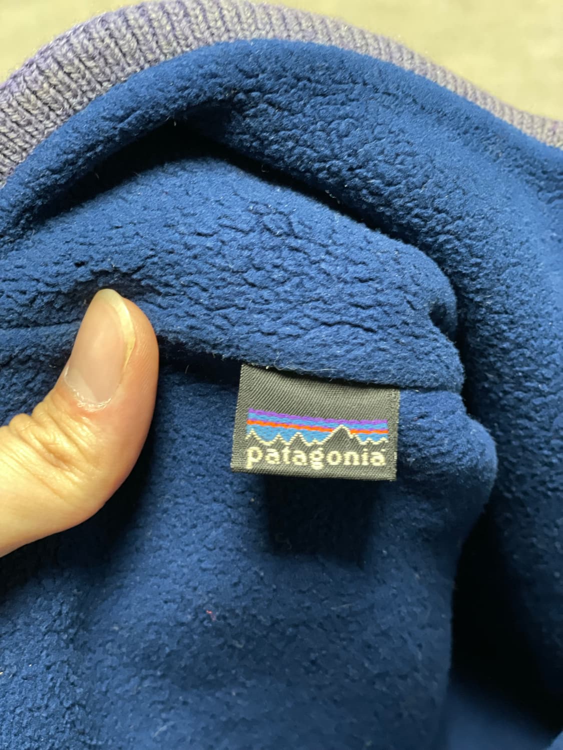 90s france 파타고니아 아즈텍 플리스 비니 상품이미지4