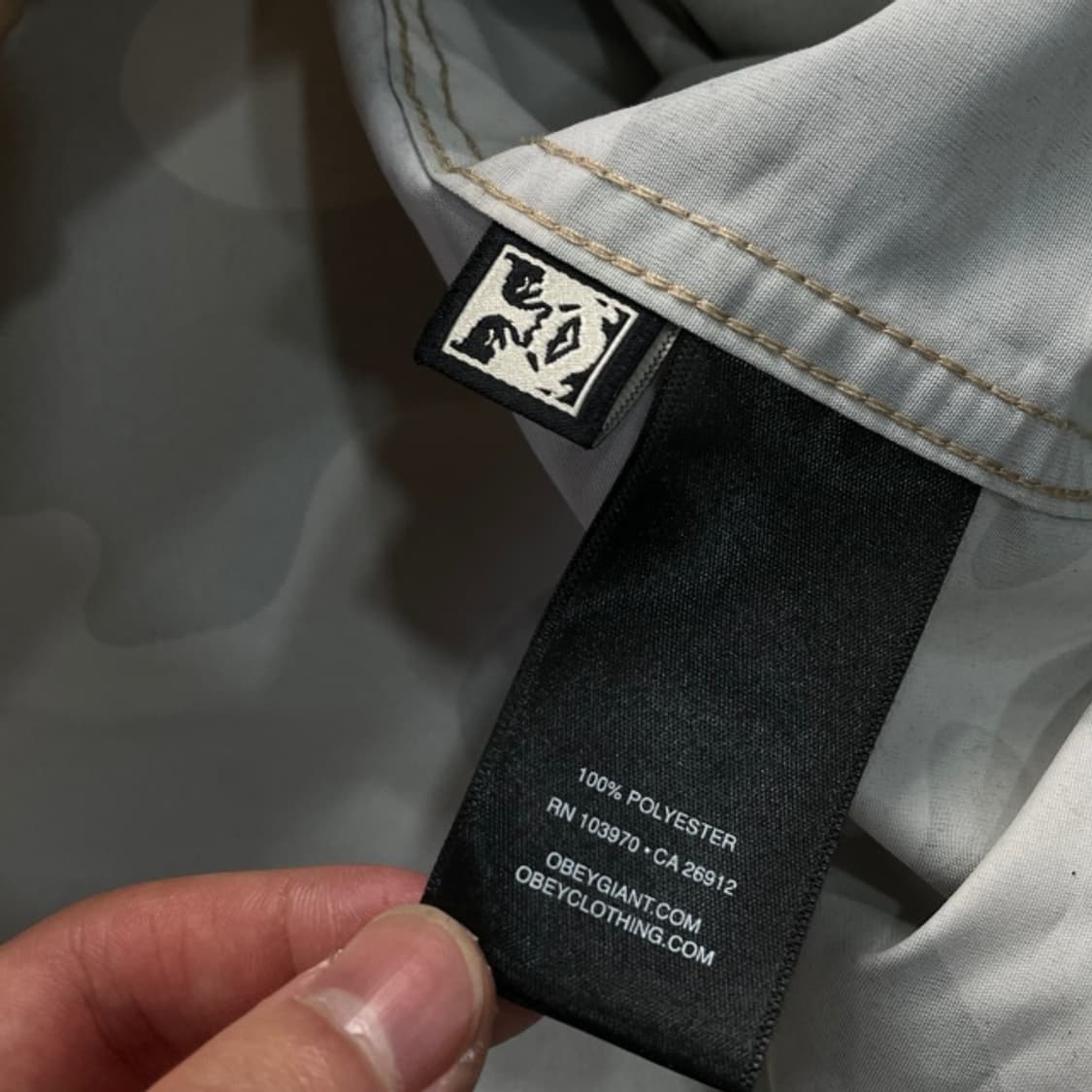 100 오베이 크로스타운 카모 아노락  상품이미지5