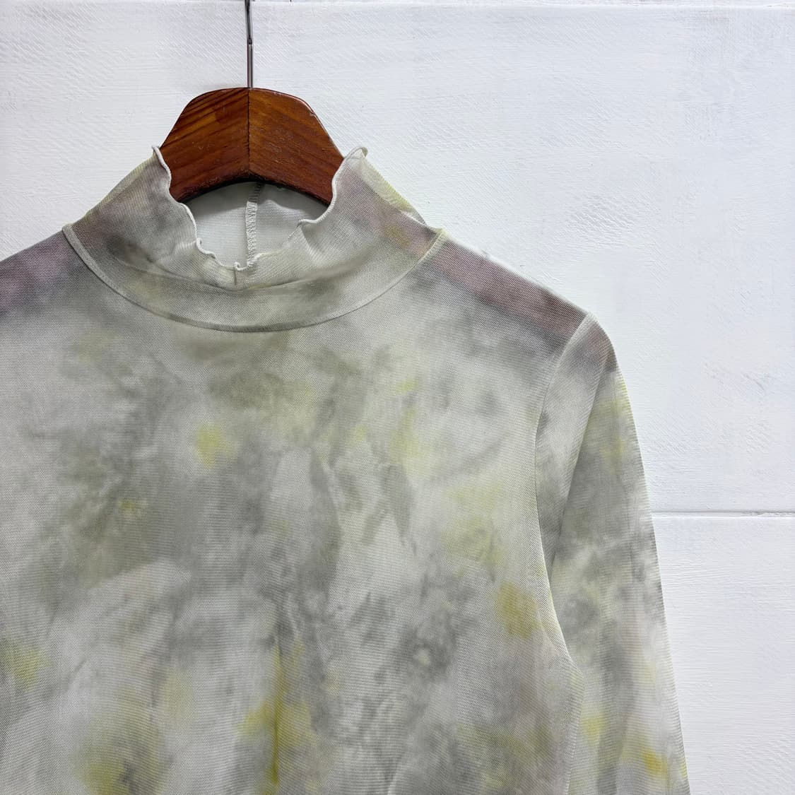 LOWRYS FARM 타이다이 시스루 롱 슬리브 탑 F JPN 상품이미지2