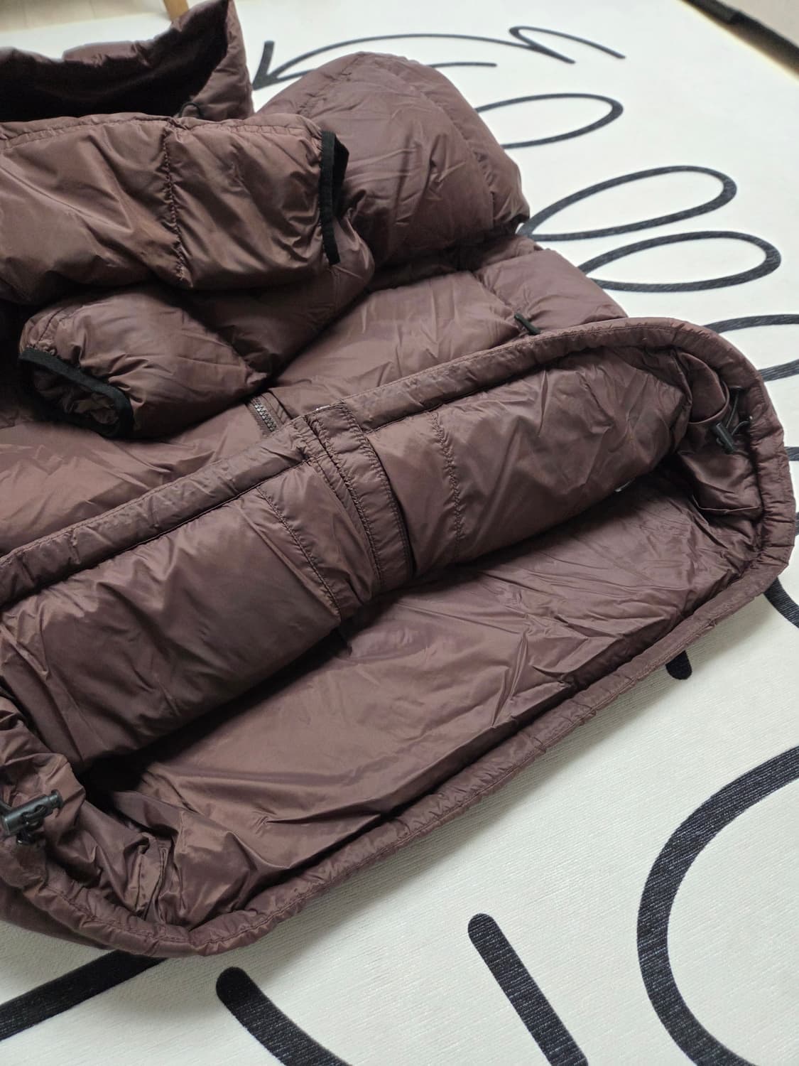 노매뉴얼 DIVISION  DUCK DOWN- BROWN XLsize 상품이미지8