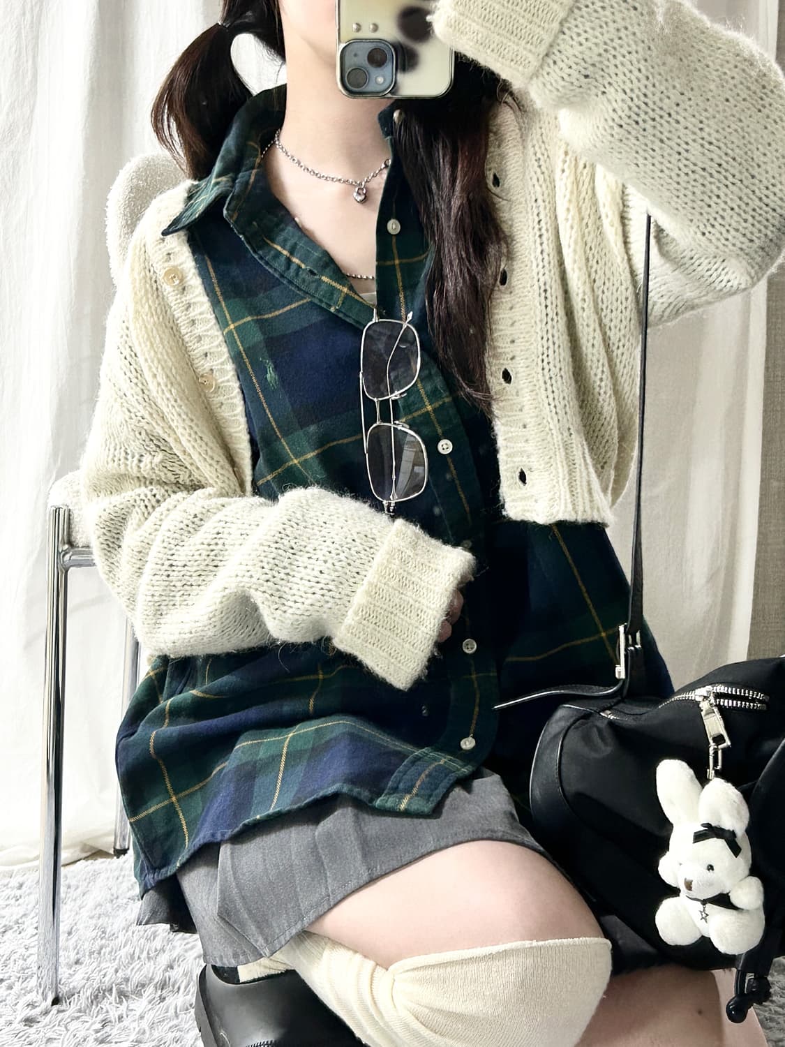 폴로 그린포니 체크셔츠 상품이미지1