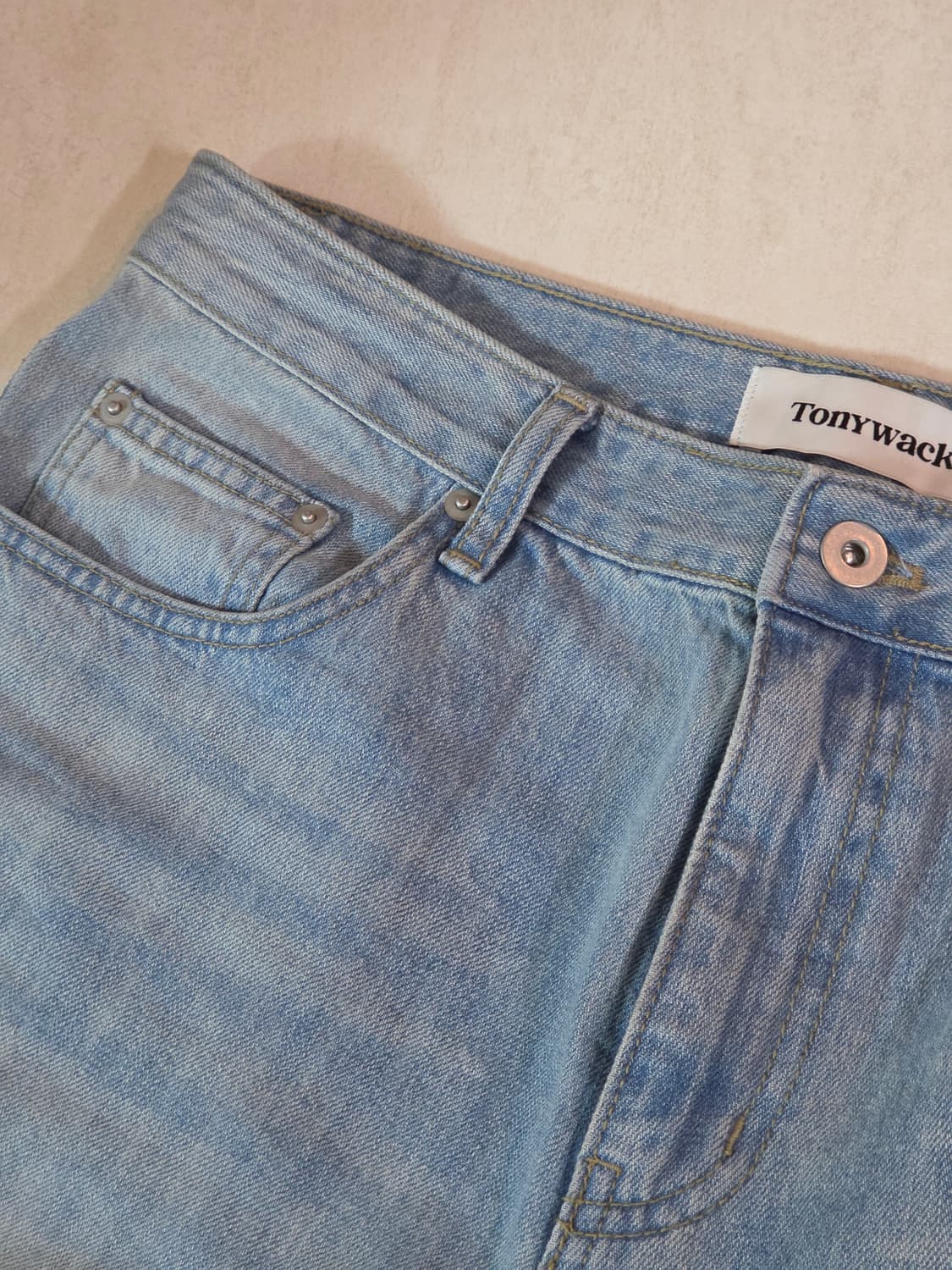 토니웩 플레어 데님 32 연청 상품이미지3