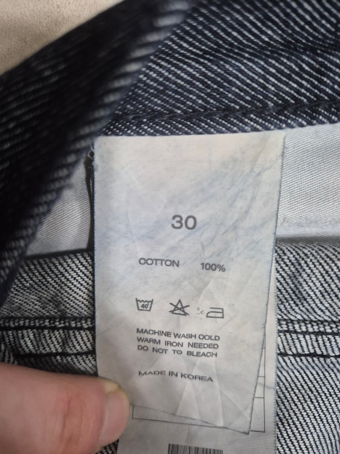 브랜디드 1898 BLANK JEANS [WIDE STRAIGHT] 30 상품이미지4