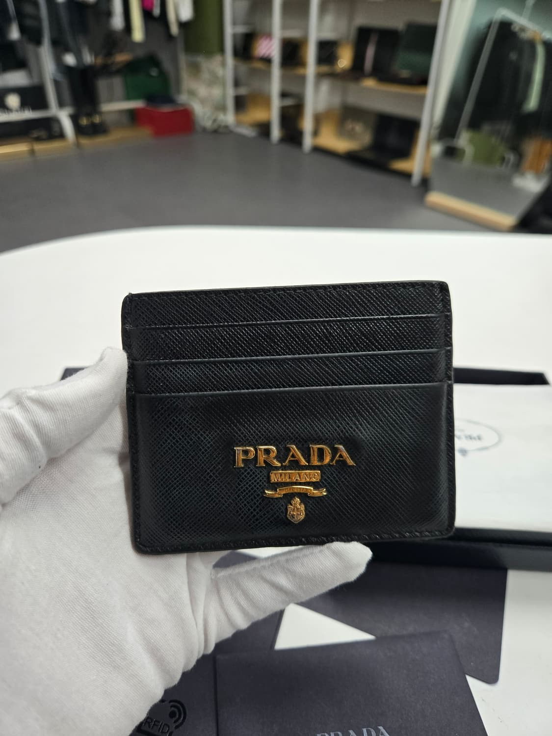 [A급컨디션]프라다 사피아노 카드지갑 상품이미지1