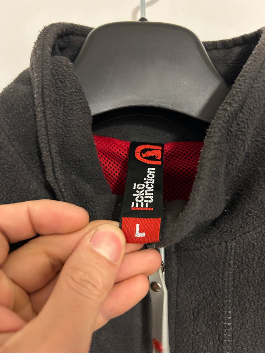 Ecko Gray Fleece Zip-Up Jacket L 상품이미지5