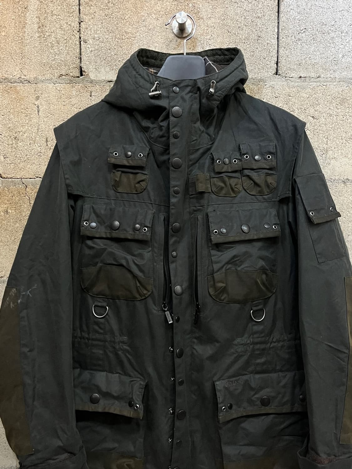 바버 x 토키토 밀리터리 왁스 자켓 상품이미지2