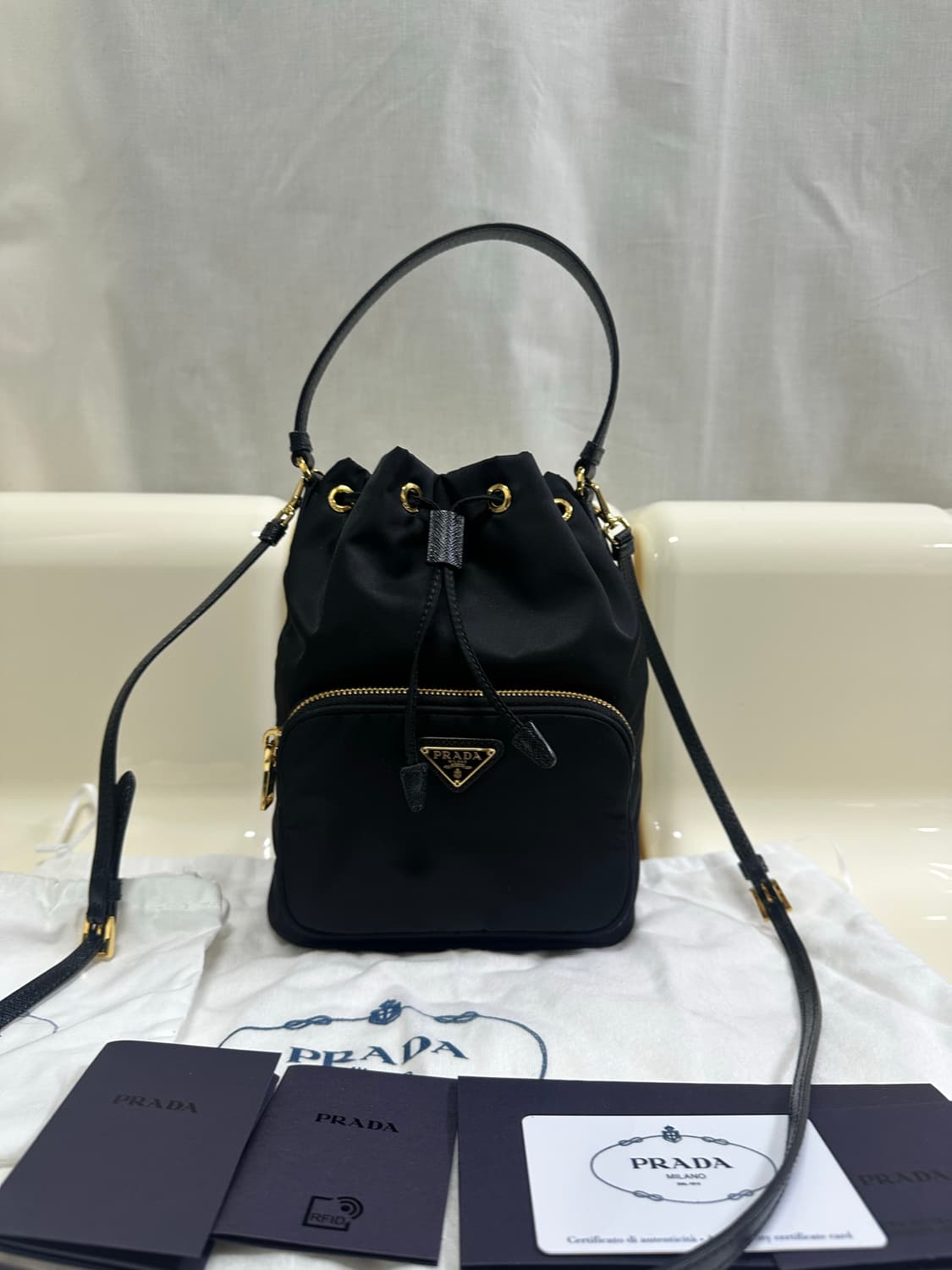 [A+ 정품] 프라다 듀엣 버킷백 풀구성 상품이미지2