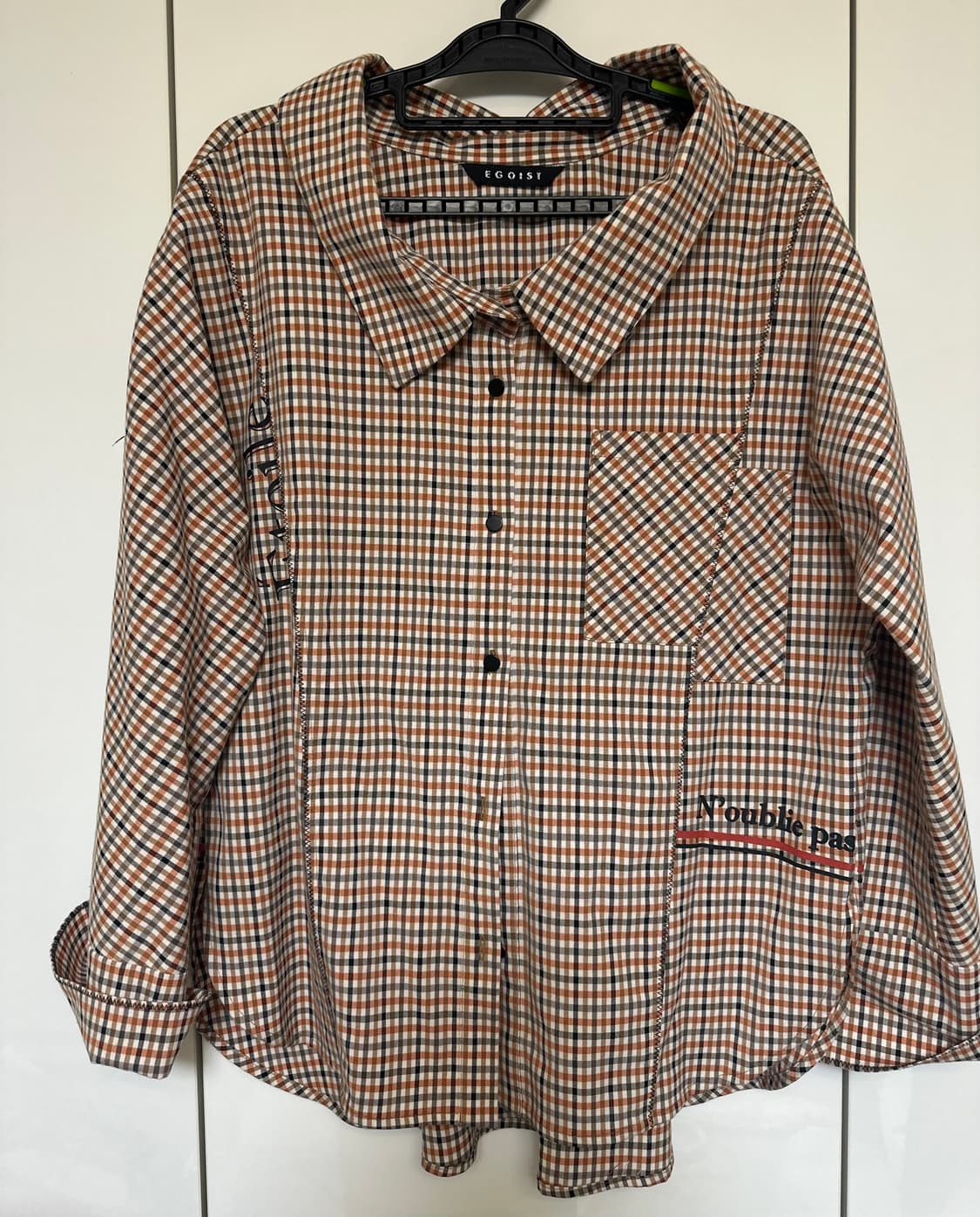 EGOIST 에고이스트 체크 블라우스겸셔츠 상품이미지2