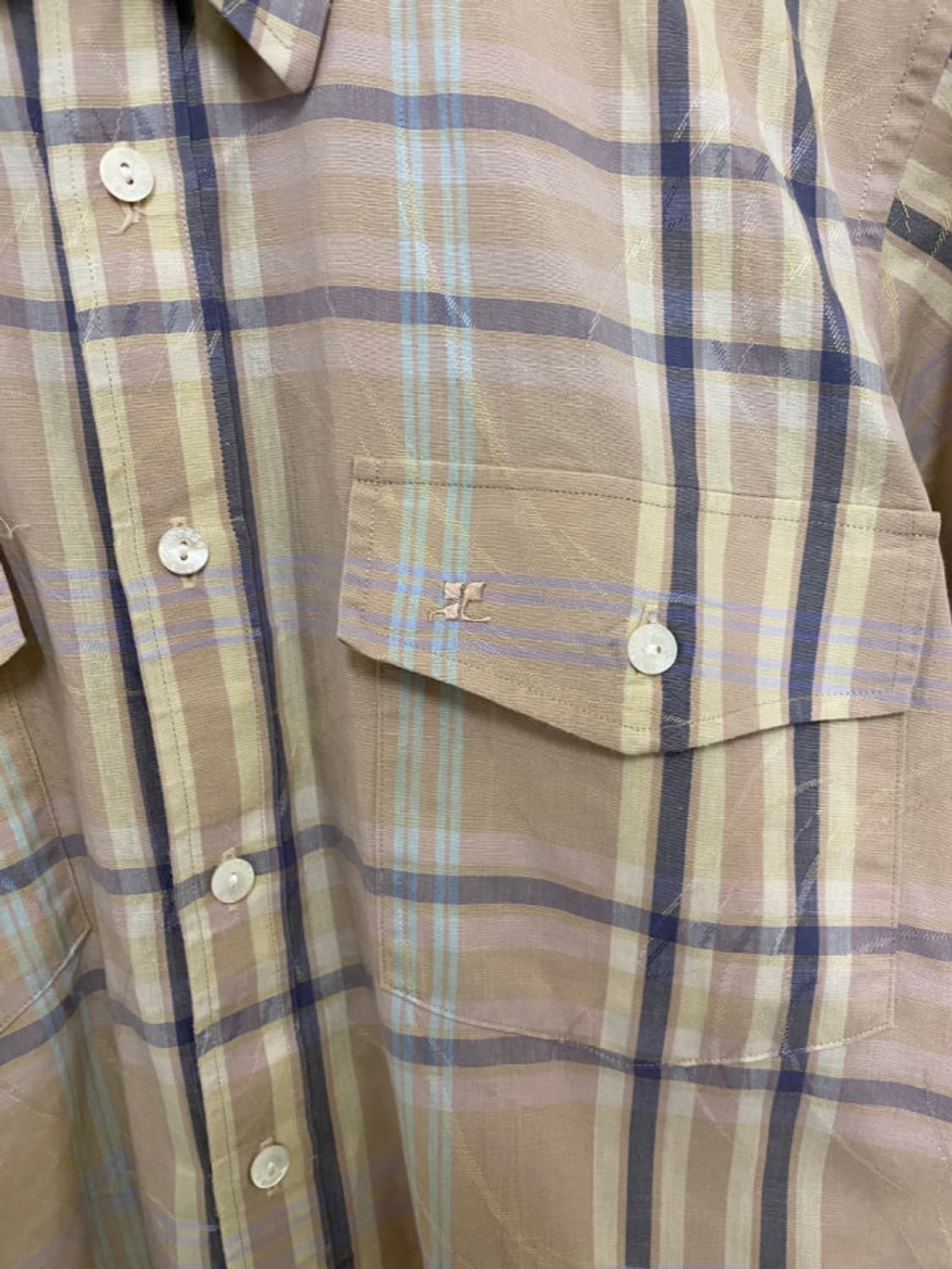 COURREGES check shirts 상품이미지7