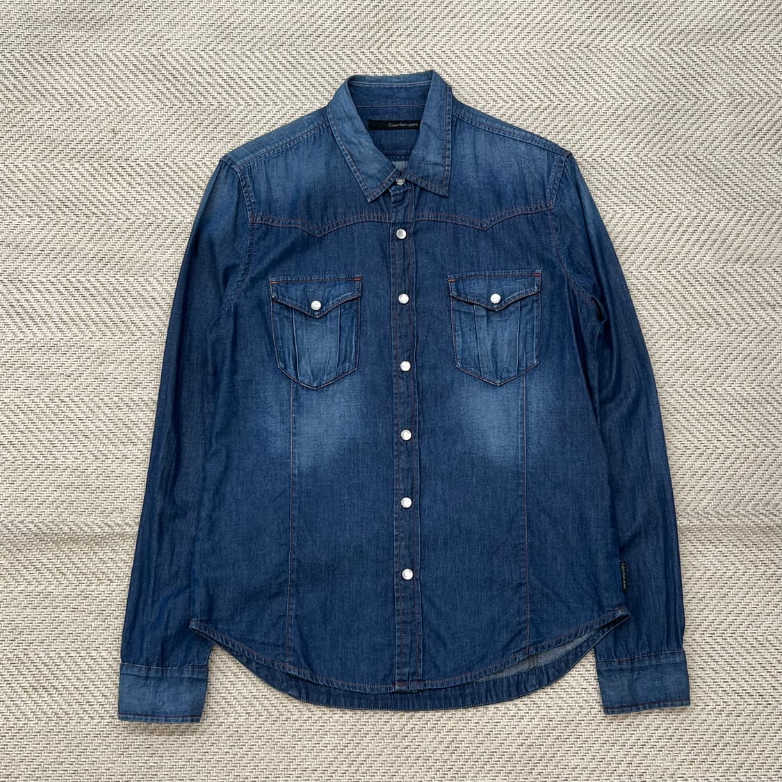 캘빈클라인 웨스턴 데님셔츠 r2285 상품이미지1