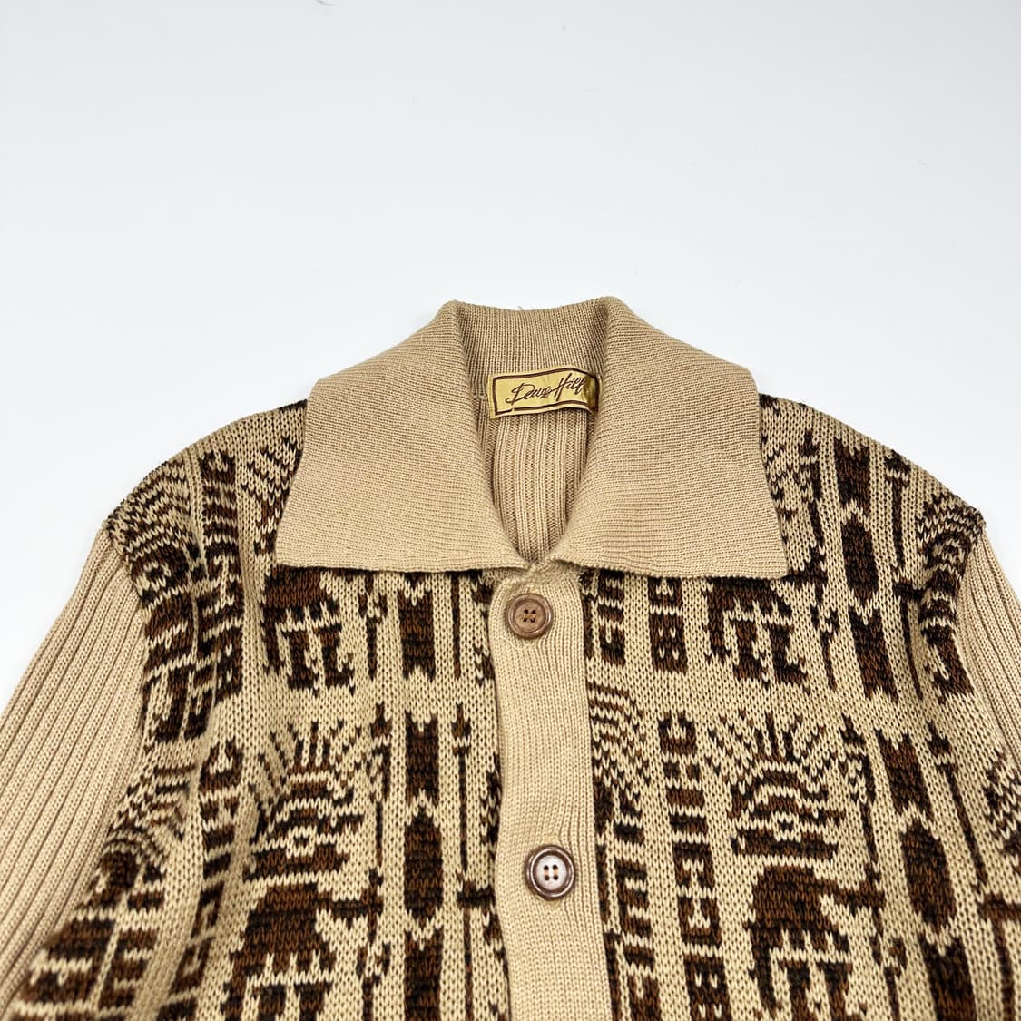 VTG 빈티지 재팬 인디언 베이지 가디건 (M 여성추천) 상품이미지1