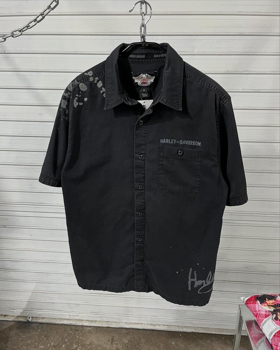 Harley Davidson work half shirt 상품이미지2