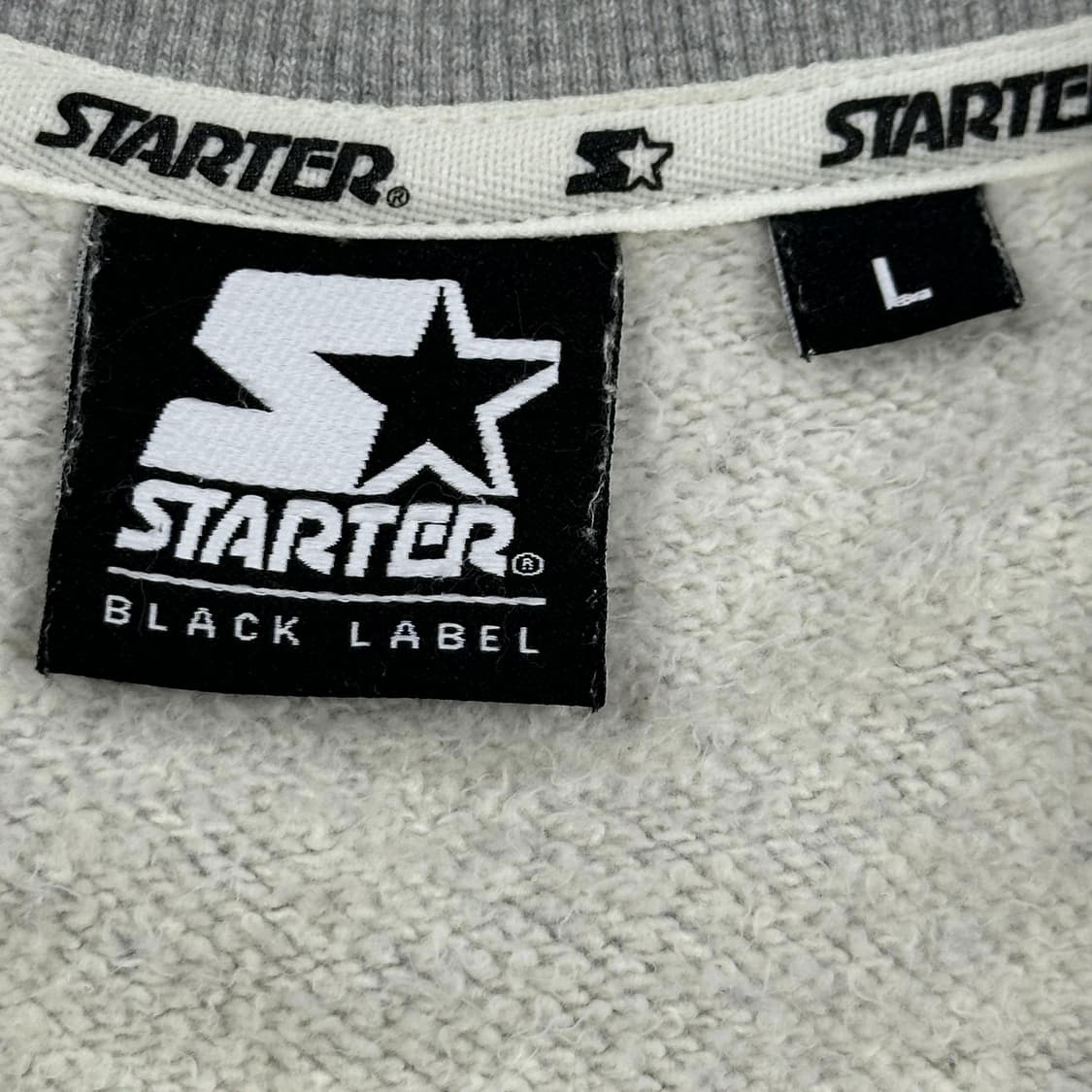 스타터 빈티지 프린팅 오버핏 맨투맨 그레이 L 상품이미지5