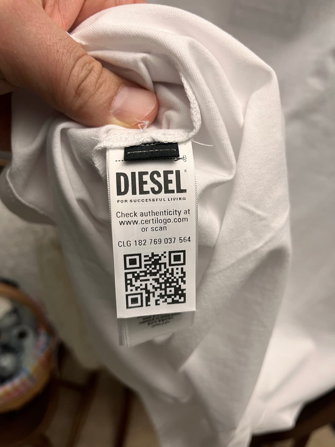 [USA 라인] 디젤 Diesel 반팔티, T-DIEGO-LOGO 상품이미지4