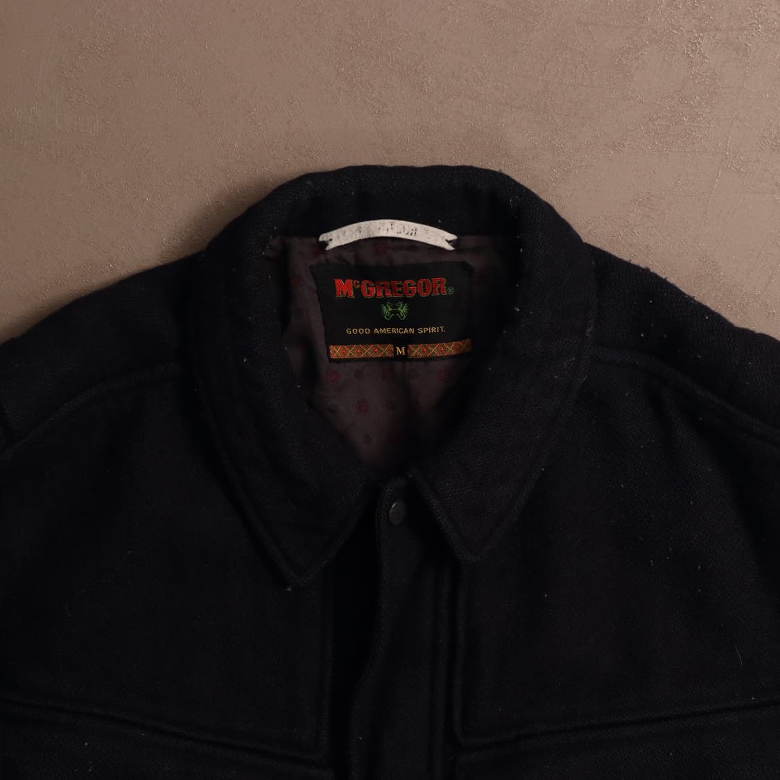 90'S 맥그리거 헤비울 블루종 봄버자켓 A1353 상품이미지2