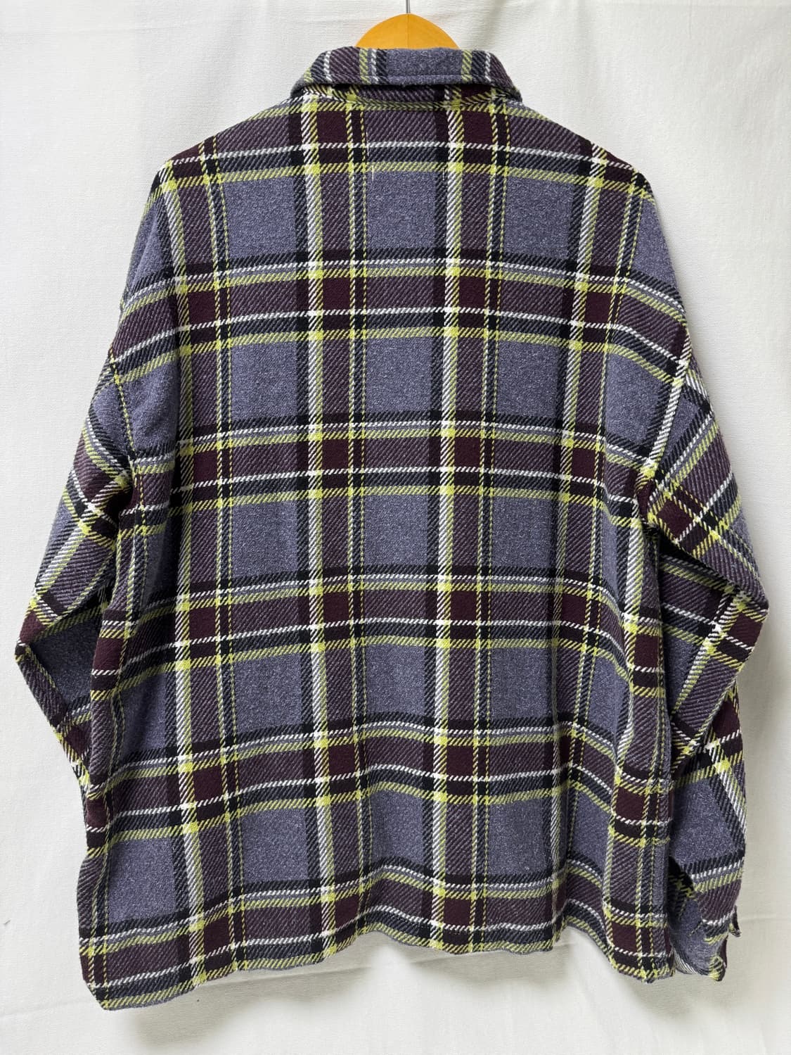 레미릴리프 재즈 체크 와이드 셔츠 XL 상품이미지5