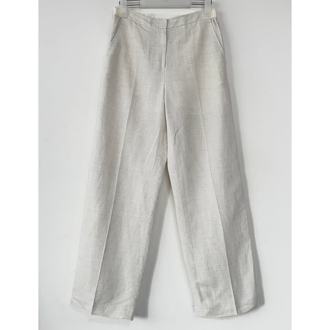 SJSJ 린넨 블렌드 백 밴딩 팬츠 [새상품] 상품이미지1