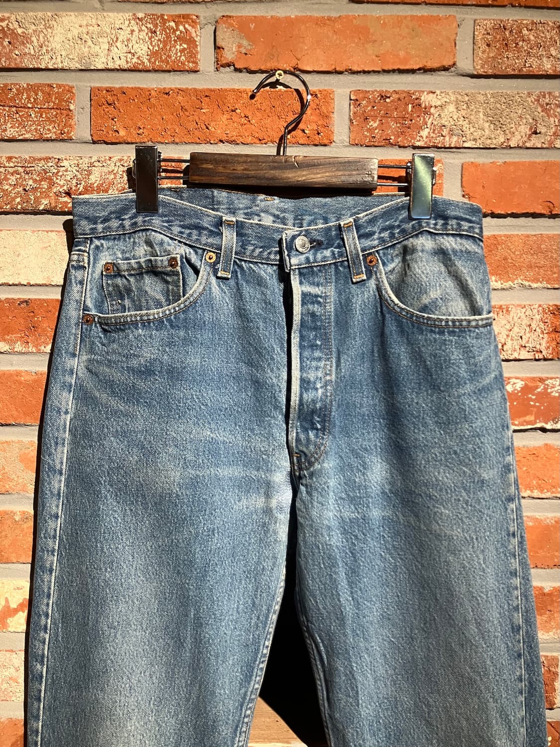 80s USA 빈티지 리바이스 501 데님 팬츠 상품이미지3
