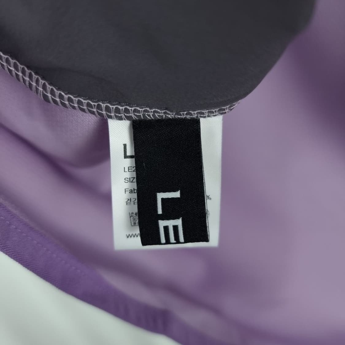 [LEEY YEEL](새상품)스포티 오픈 숄더 후디드 그레이 M19817 상품이미지8