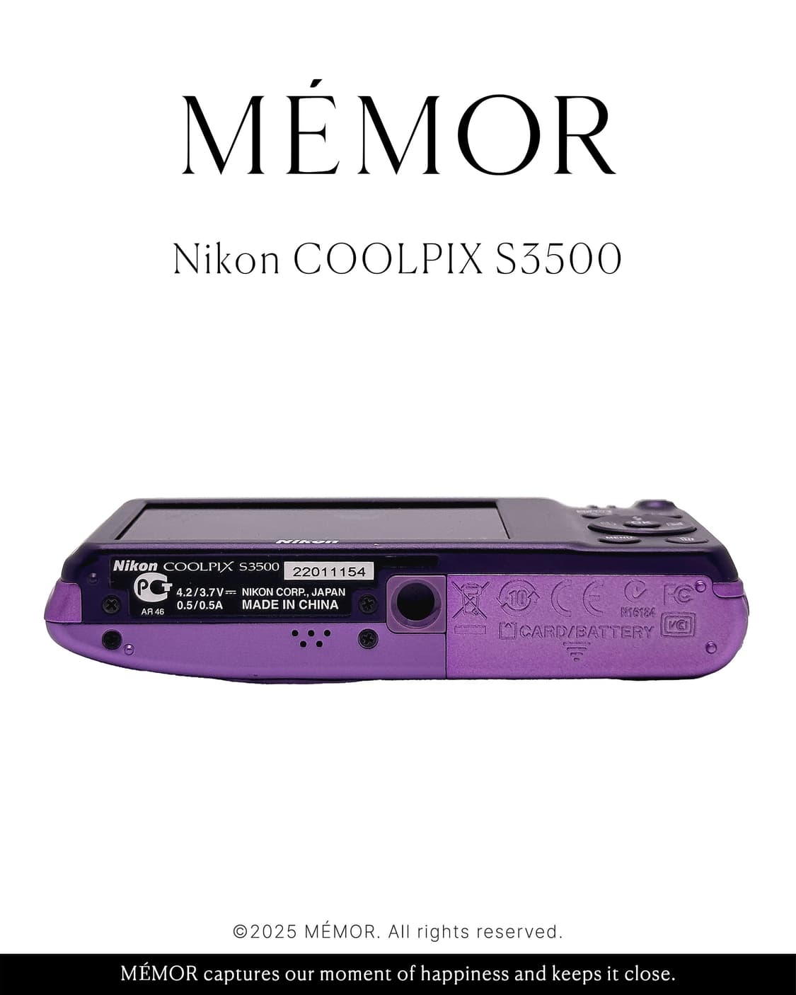 아이돌픽🩷 Nikon COOLPIX S3500 니콘 쿨픽스 디카 상품이미지4