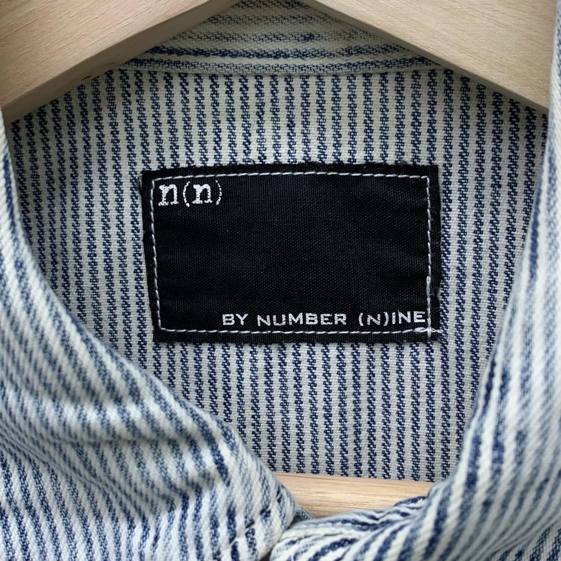 NUMBER (N)INE 넘버나인 스트라이프 웨스턴 셔 상품이미지7