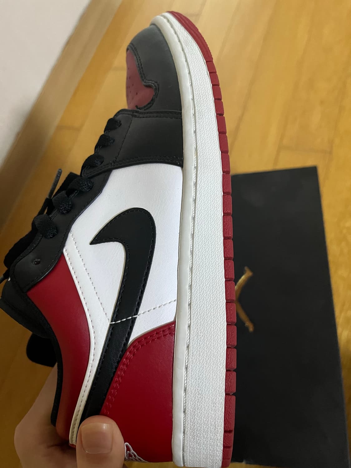 조던 1 레트로 로우 OG 블랙토 265 상품이미지6