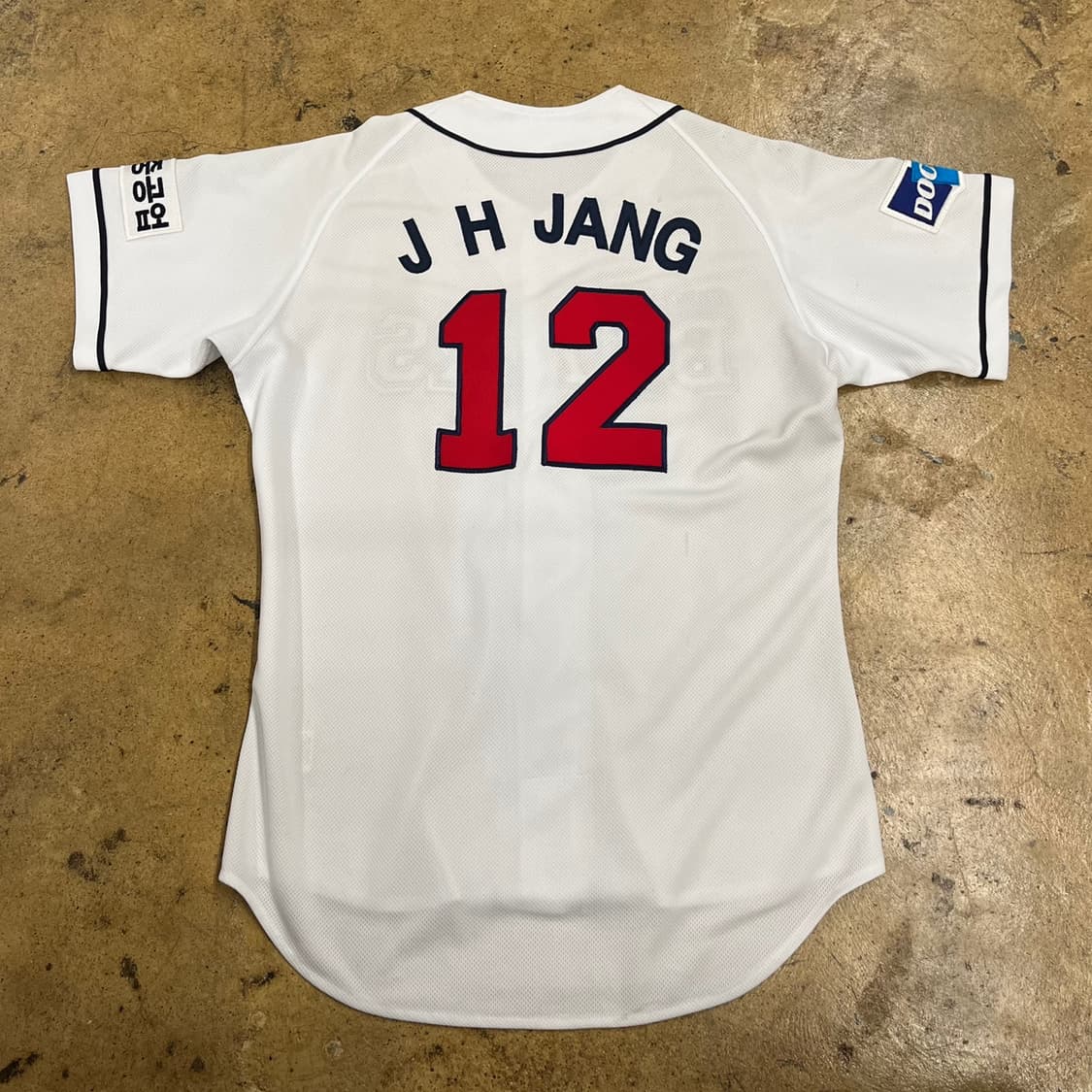 [95] 두산 베어스 화이트 야구 유니폼 b15 상품이미지3