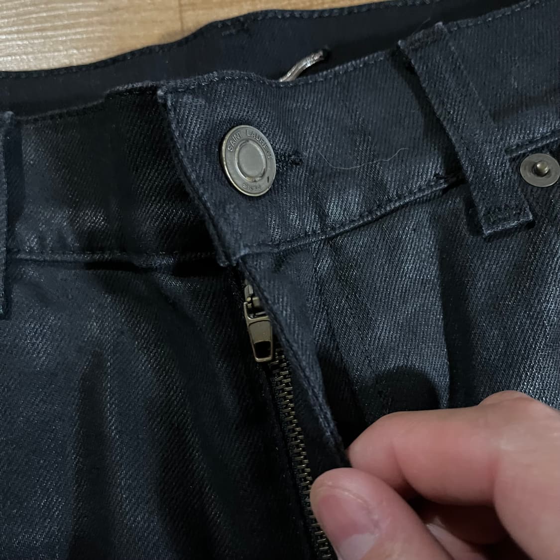 [32-33] 생로랑 블랙 코팅진 상품이미지8