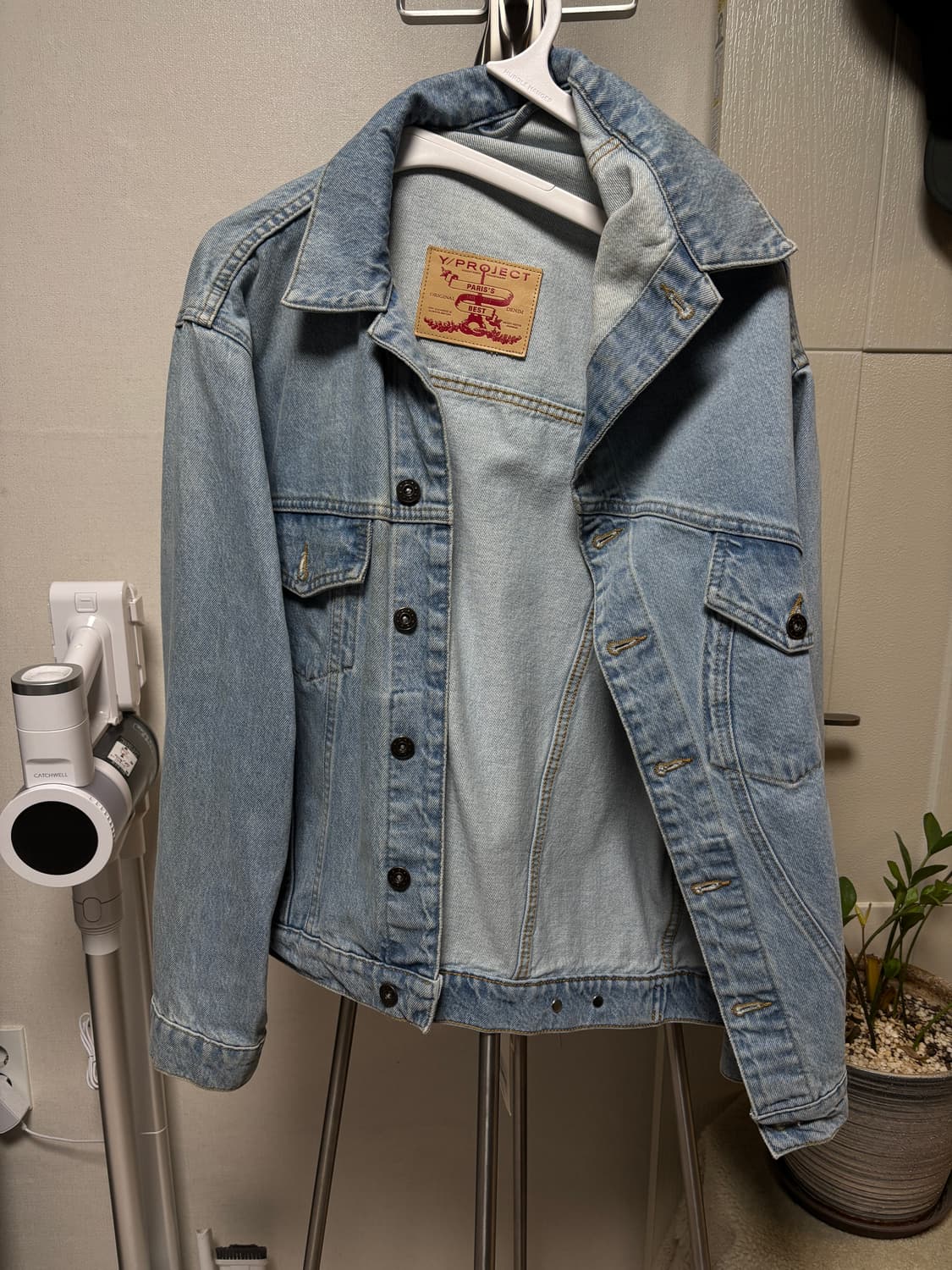 Y/project 오버사이즈 비대친 데님  상품이미지1