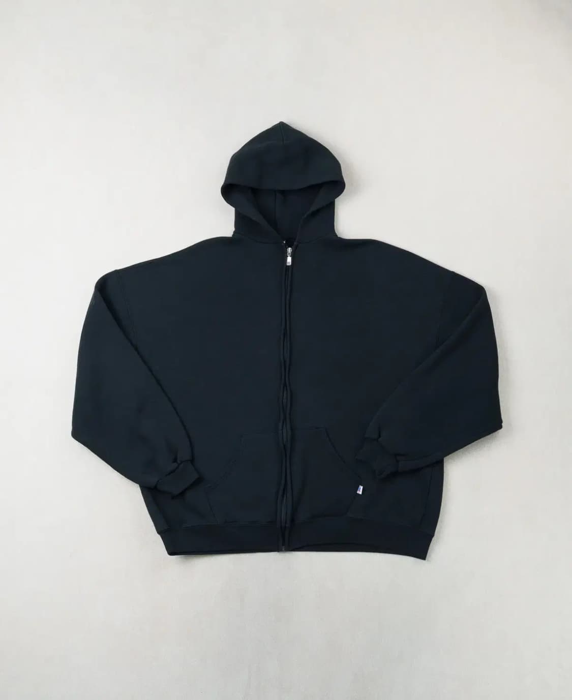 90s 빈티지 러셀 후드집업 블랙 XXL 상품이미지2