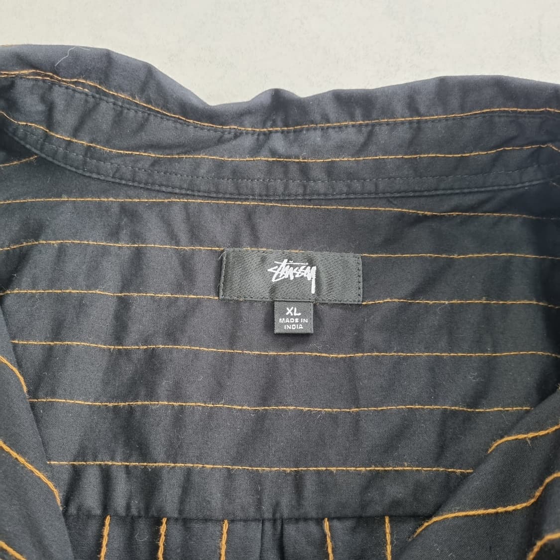 스투시 핀스트라이프 스티치 셔츠 - XL    STUSSY 긴팔셔츠 상품이미지9